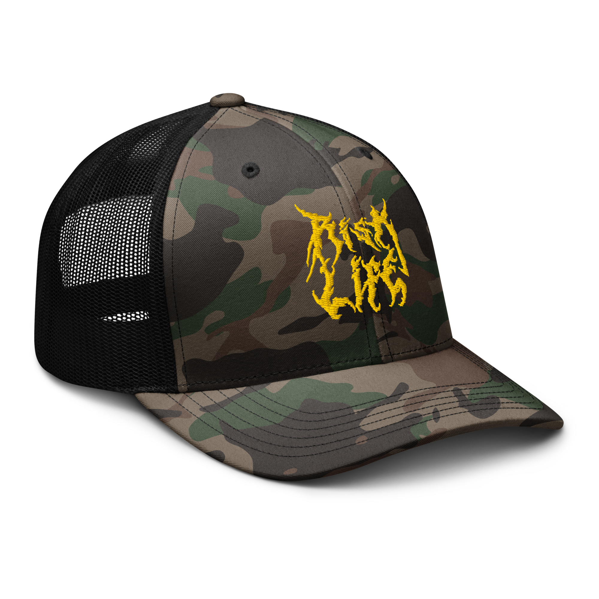 Risk Life Camouflage Trucker Hat