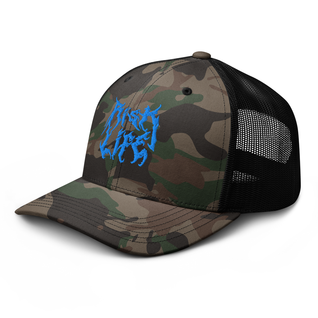 Risk Life Camouflage Trucker Hat