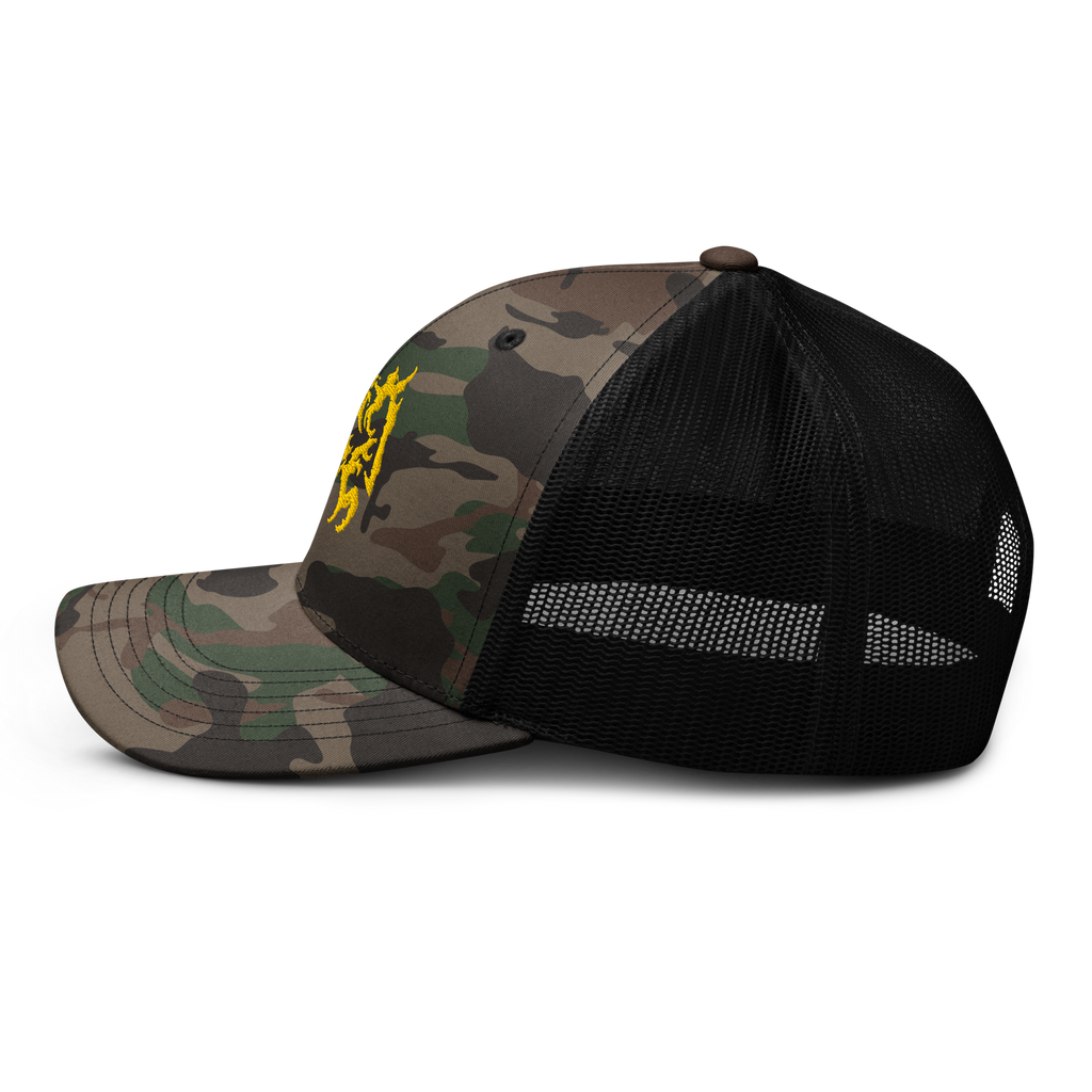 Risk Life Camouflage Trucker Hat