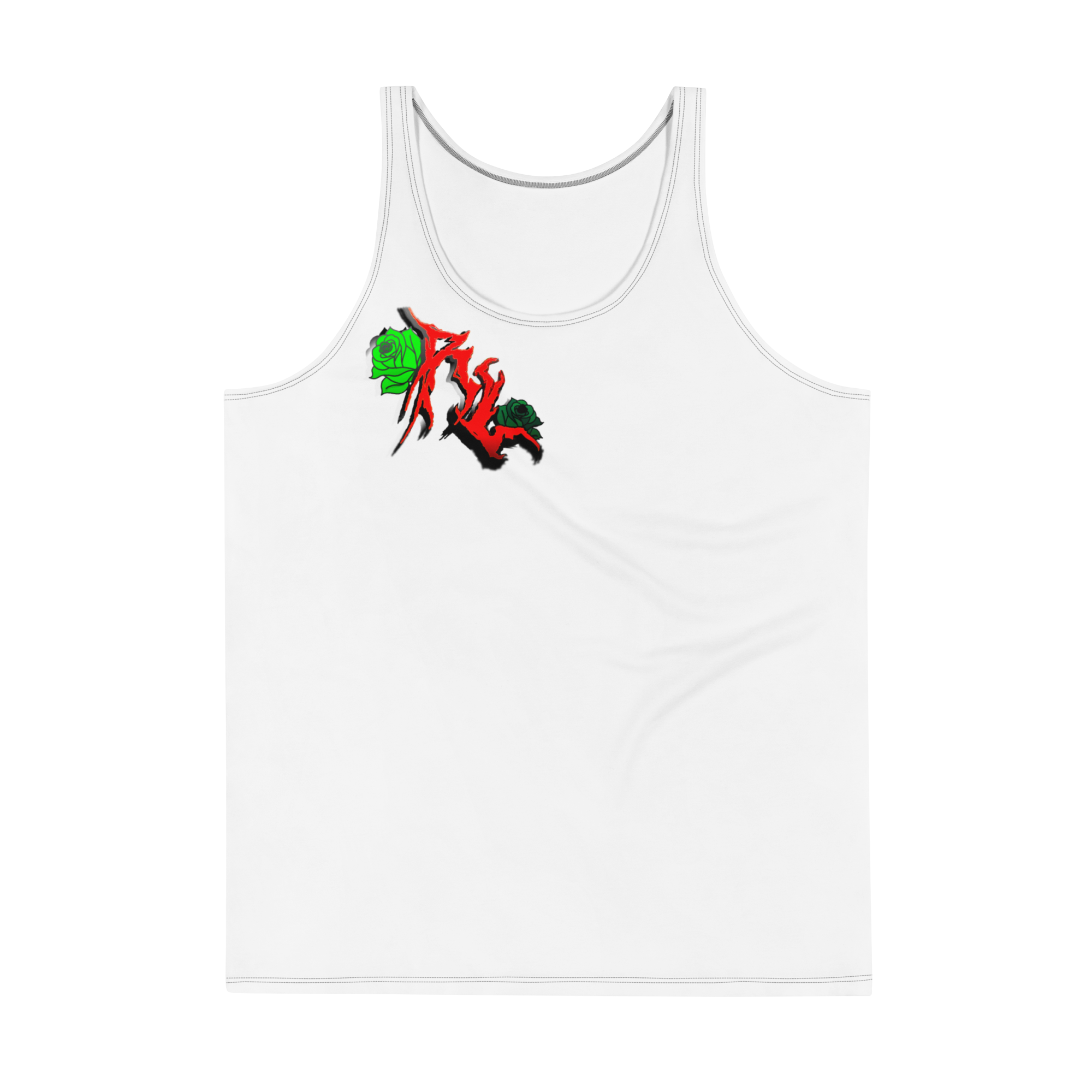 Risk Life Logo “Rose Edition” Unisex Tank Top