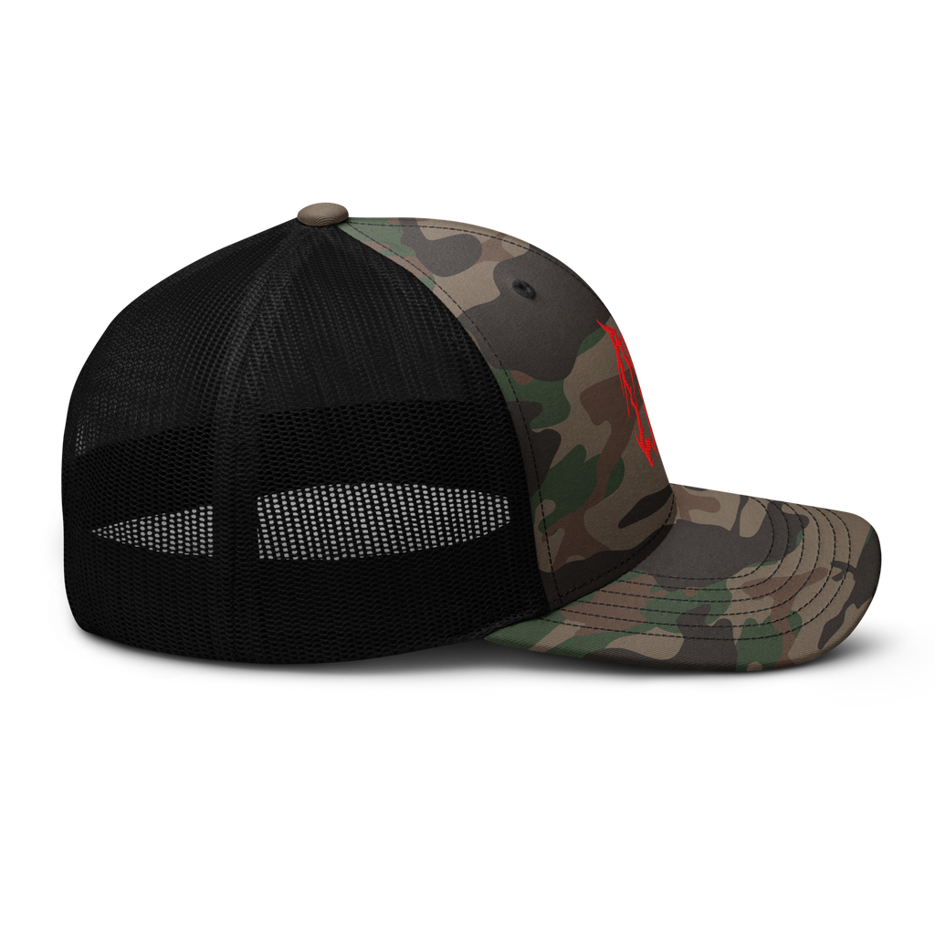 Risk Life Camouflage Trucker Hat