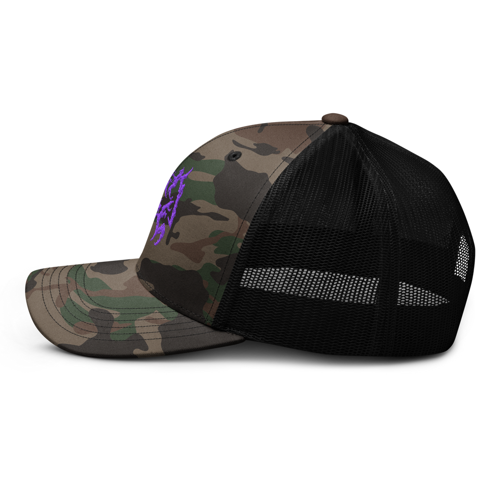Risk Life Camouflage Trucker Hat