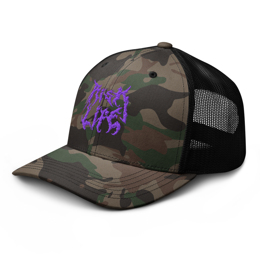 Risk Life Camouflage Trucker Hat