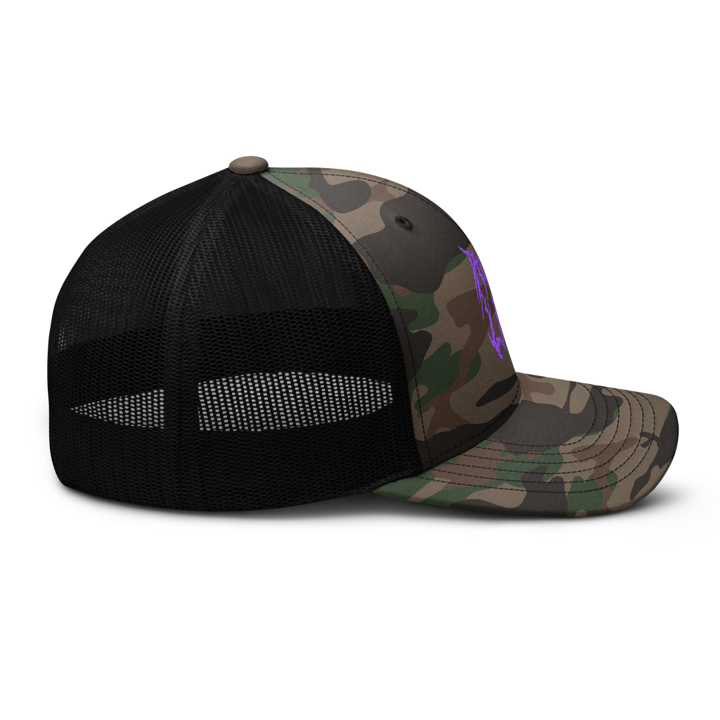 Risk Life Camouflage Trucker Hat