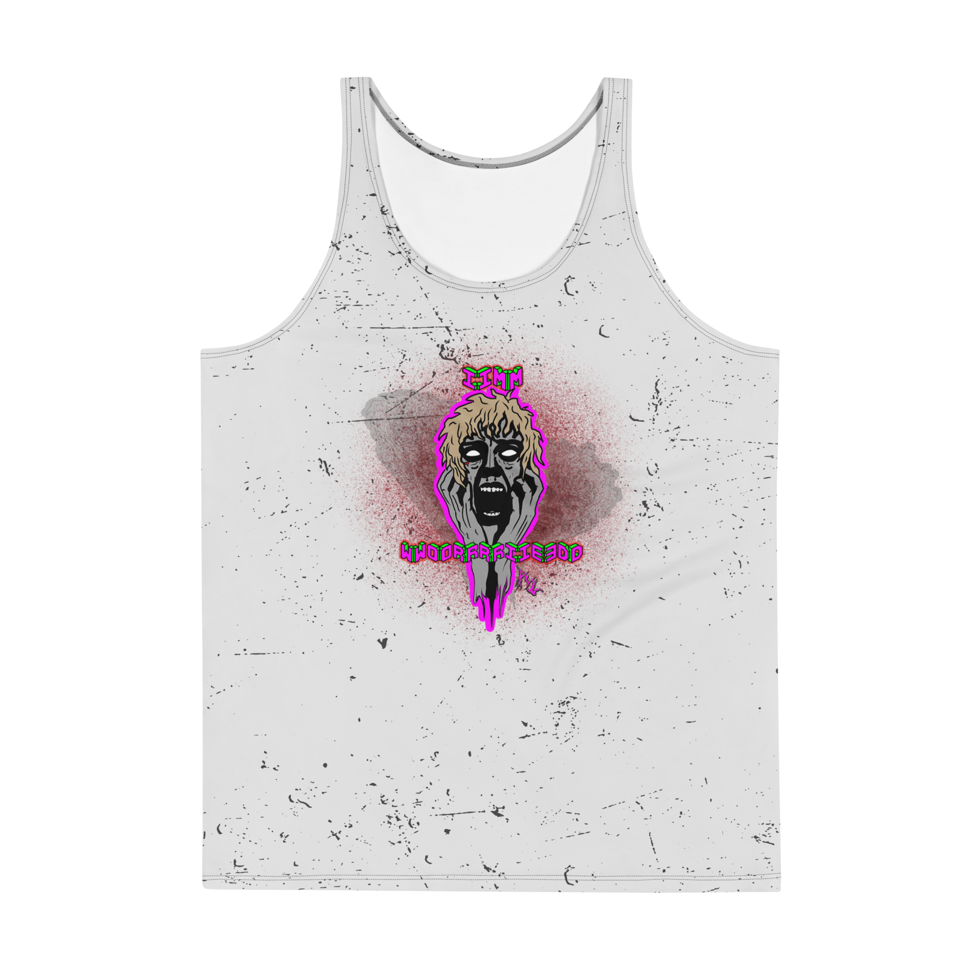Risk Life “Im Worried” Unisex Tank Top