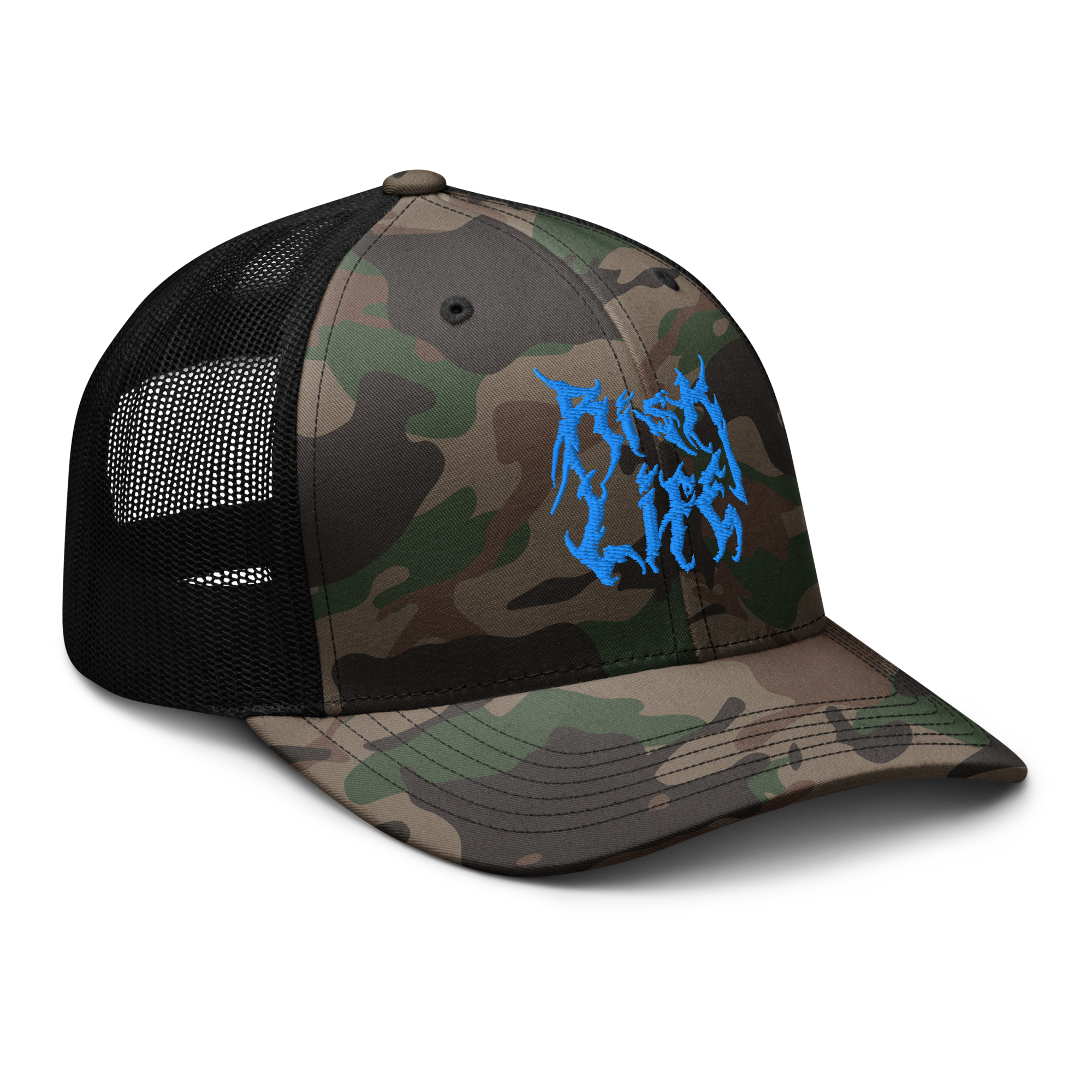Risk Life Camouflage Trucker Hat