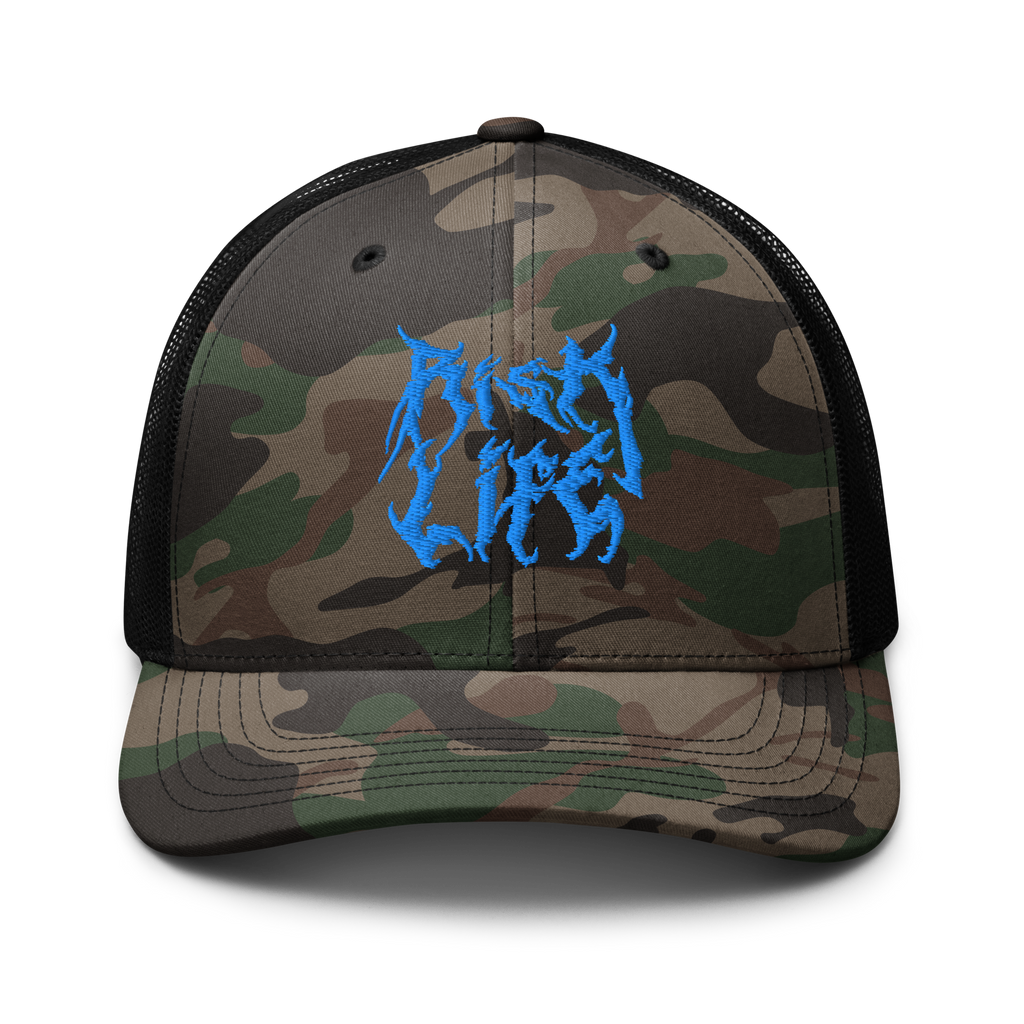 Risk Life Camouflage Trucker Hat