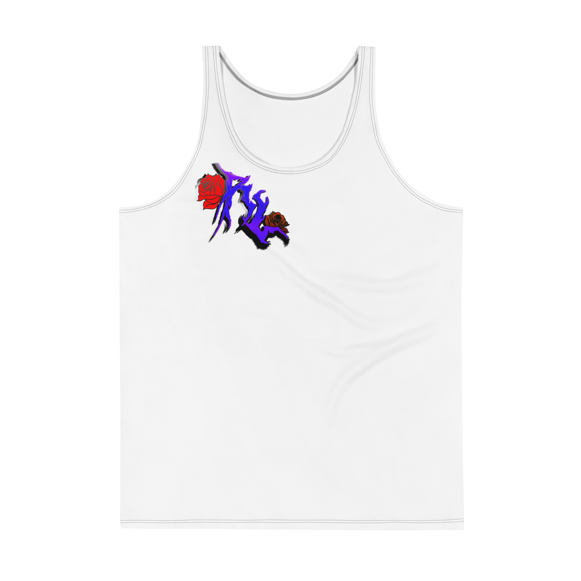 Risk Life Logo “Rose Edition” Unisex Tank Top